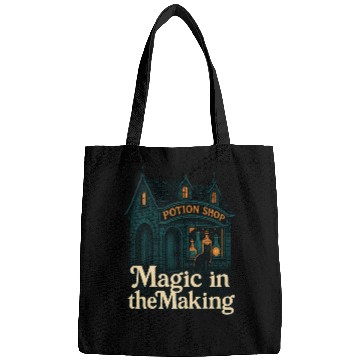 Discover Potion Shop Witchcraft Design Bags