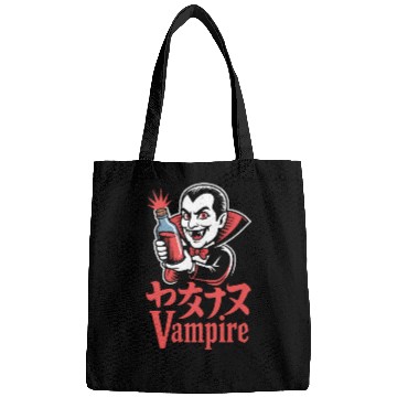 Discover Vampire Cartoon Character with Potion Bags