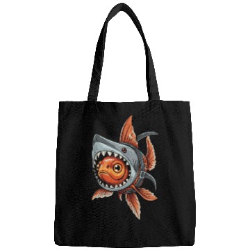 Discover Fierce Fish Shark Hybrid Art Bags