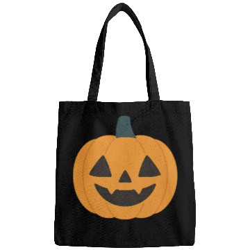 Discover Festive Pumpkin Jack-o'-Lantern Design Bags