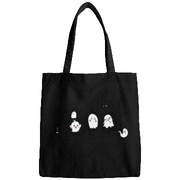 Discover Cute Ghosts and Spider Halloween Pattern Bags