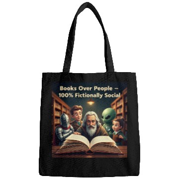 Discover Fictional Alien and Wizard Book Lovers Bags