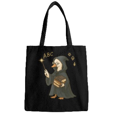 Discover Wizard Goose with Spell Books Bags
