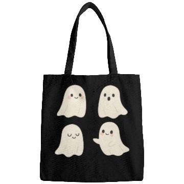 Discover Adorable Friendly Ghost Illustrations Bags