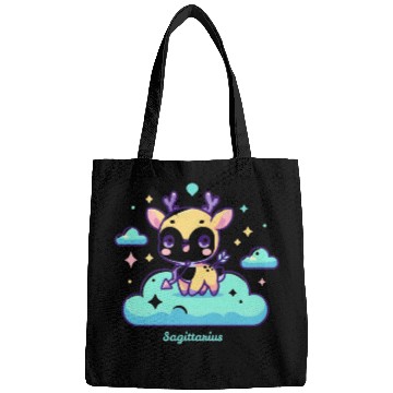 Discover Whimsical Sagittarius Zodiac Deer Bags