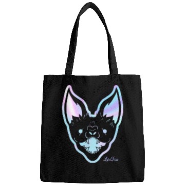 Discover Neon Lit Fierce Bat Design Bags