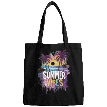 Discover Tropical Sunset Summer Vibes Design Bags