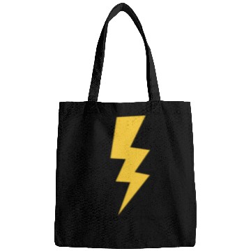 Discover Dynamic Yellow Lightning Bolt Design Bags