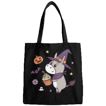 Discover Whimsical Halloween Witch Pony Design Bags