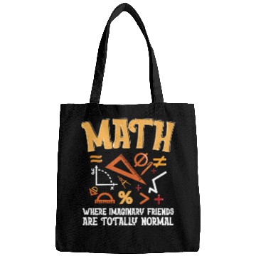 Discover Mathematician Math Teacher Imaginary Friends Bags