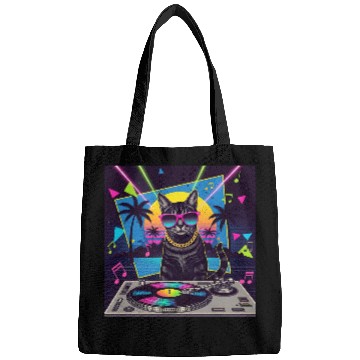 Discover 80s Retro Cat DJ Bags