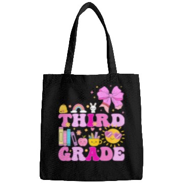 Discover Hello Third Grade, Preppy Back to School Bags