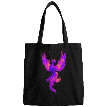 Discover Vibrant Phoenix Illustration for Apparel Bags