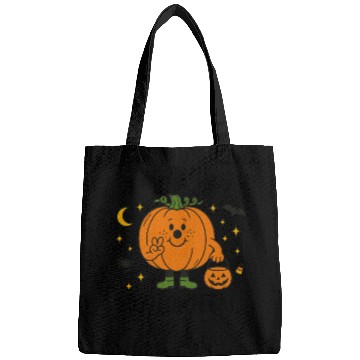 Discover Cute Pumpkin Character for Halloween Bags
