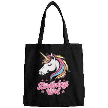 Discover Sparkling Rainbow Unicorn Birthday Bags