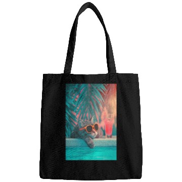 Discover Cool Cat by the Pool Bags