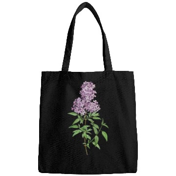 Discover Lavender Bloom Botanical Illustration Bags