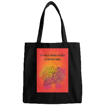 Discover Education and Fruit Illustration Bags