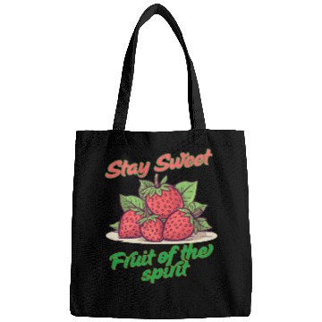 Discover Stay sweet fruit of the spirit, vintage fruit Bags