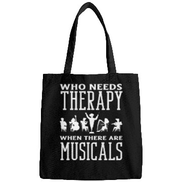 Discover Who Needs Therapy Musical Lover Design Bags