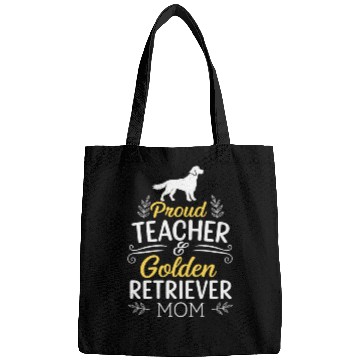Discover Proud Teacher and Golden Retriever Mom Bags