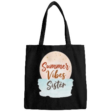 Discover Summer Vibes Sister Graphic Bags