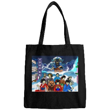 Discover Mythical Samurai Wolf Theater Bags