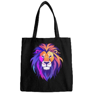 Discover Vibrant Royal Lion Portrait Bags