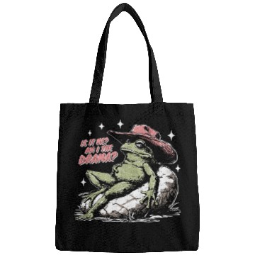Discover Am I The Drama Whimsical Lizard frog Bags