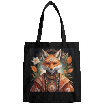 Discover Regal Fox with Ornate Jewelry Bags