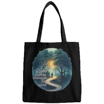 Discover Hope Illuminates the Dark Forest Bags