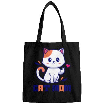 Discover Cute Cat Mom Design Bags
