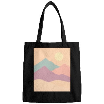 Discover Pastel Mountain Serenity Bags