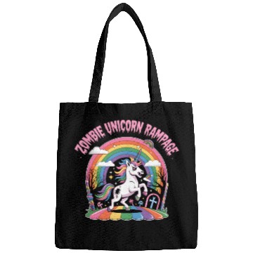 Discover Magical Unicorn Rainbow Dream Scene Bags
