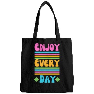 Discover Colorful Retro Happiness Design Bags
