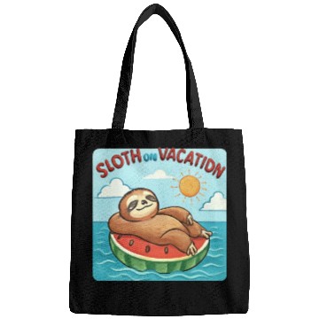 Discover Sloth on Vacation – Watermelon Pool Float Bags