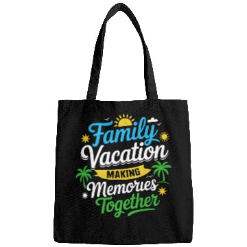 Discover Family Vacation Memories Design Bags