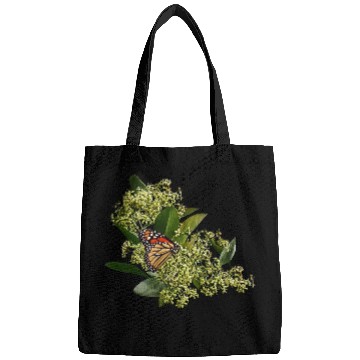 Discover Monarch Butterfly on Euonymus Bags