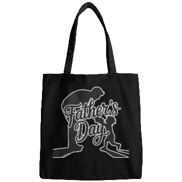 Discover Happy Father’s Day – Stylish Typography Design Bags