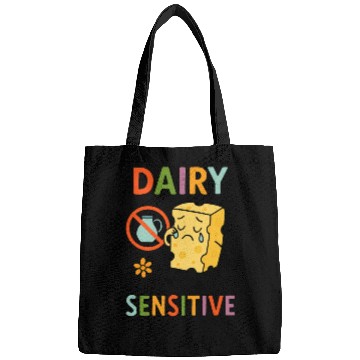 Discover Dairy Sensitive Sad Cartoon Design Bags