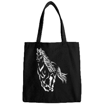 Discover Dynamic Running Horse Silhouette Bags