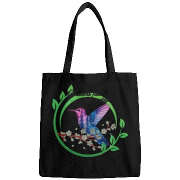 Discover Vibrant Hummingbird and Blossoms Design Bags