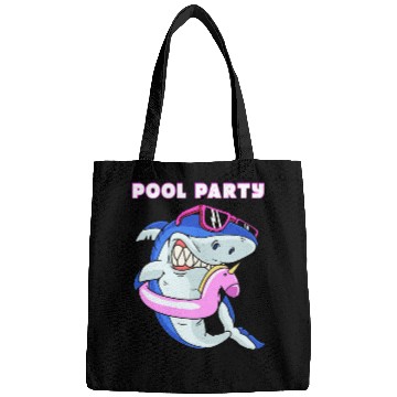 Discover Pool Party Squad Unicorn Shark Birthday Bags