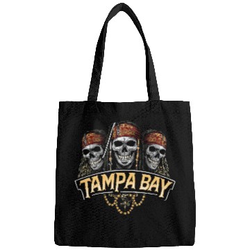 Discover Pirate Skull with Tampa Bay Banner Bags