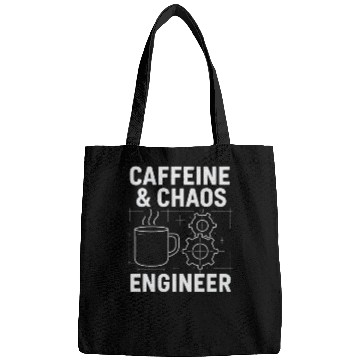 Discover Caffeine & Chaos Engineer - Funny Coffee Tech Gift Bags