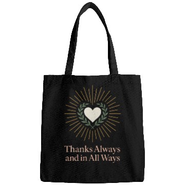 Discover Gratitude Mindfulness Positive Affirmation Daily Bags