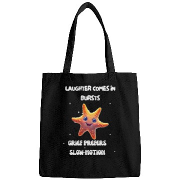 Discover Whimsical Starfish with Playful Quotes Bags
