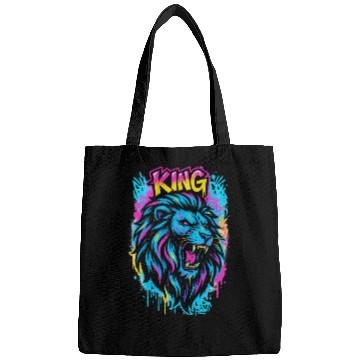 Discover Street Art Lion Bags