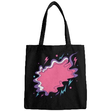 Discover Vibrant Storm Cloud Illustration Bags