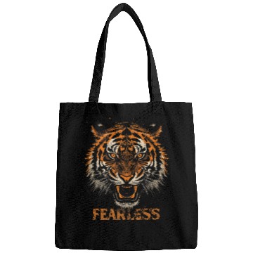 Discover Fearless Tiger Expression Design Bags